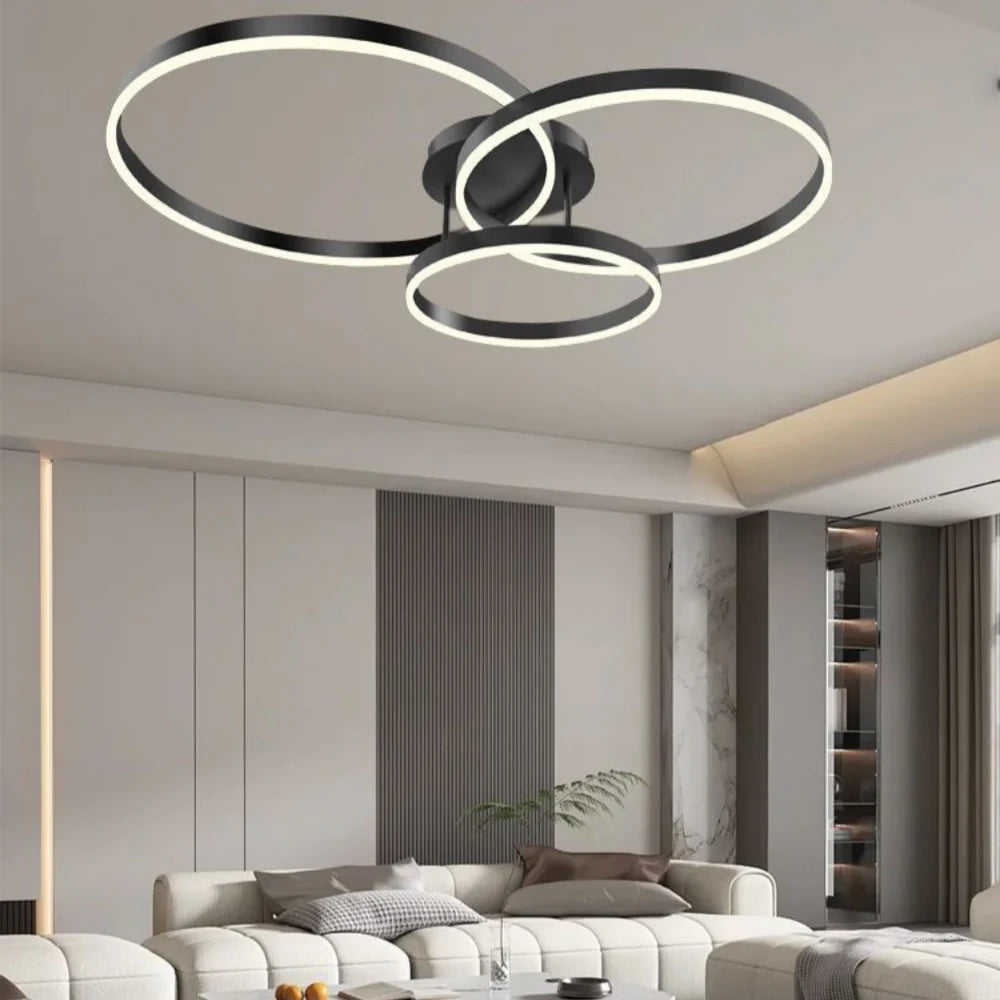 Aelithra Minimalist Acrylic Circle Ceiling Light