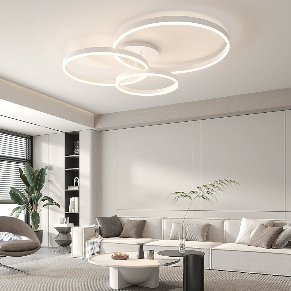 Aelithra Minimalist Acrylic Circle Ceiling Light