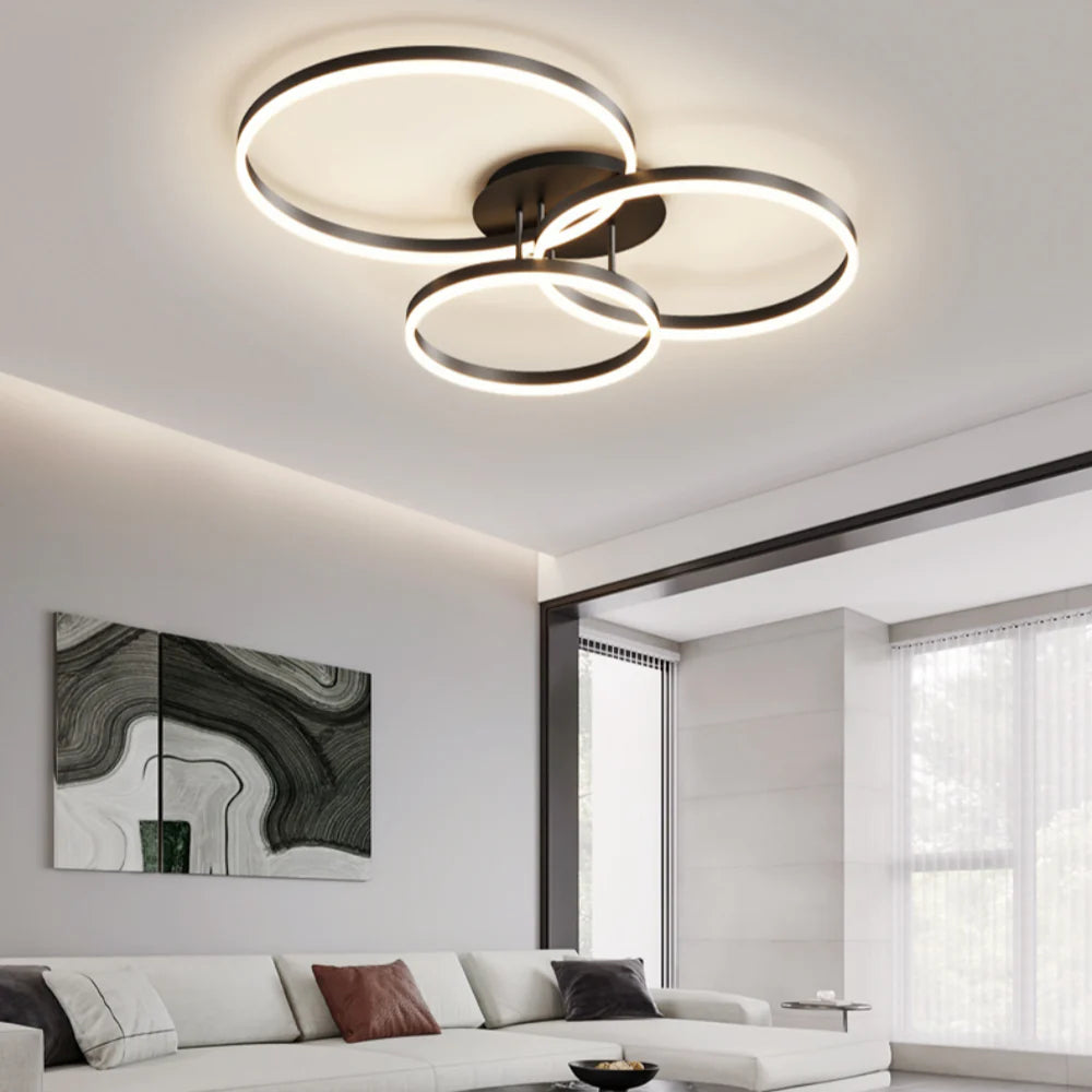 Aelithra Minimalist Acrylic Circle Ceiling Light