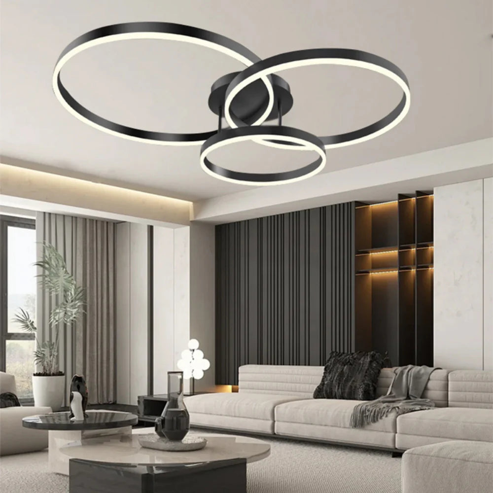 Aelithra Minimalist Acrylic Circle Ceiling Light