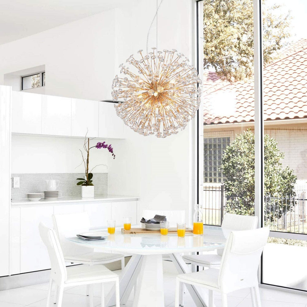 Aelivra Mordern Crystal Dandelion Pendant Light