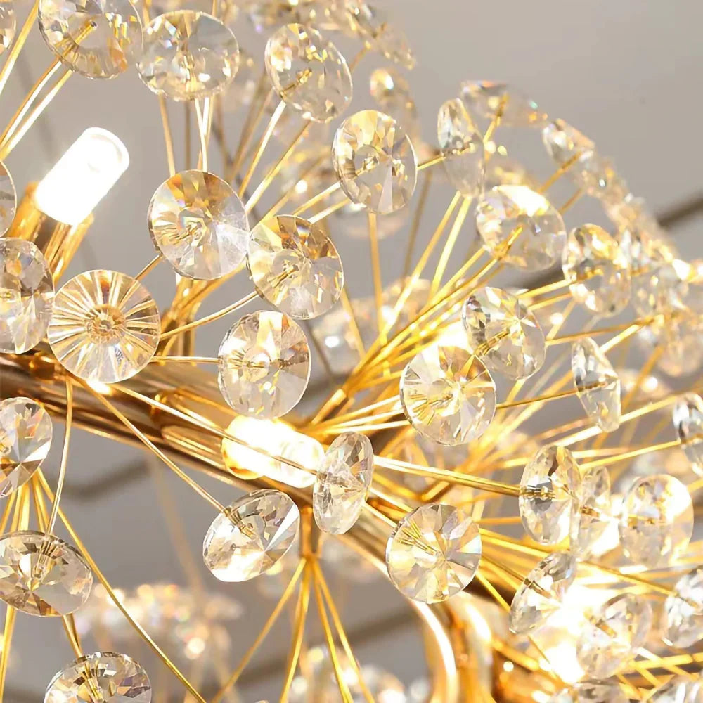 Aelivra Mordern Crystal Dandelion Pendant Light