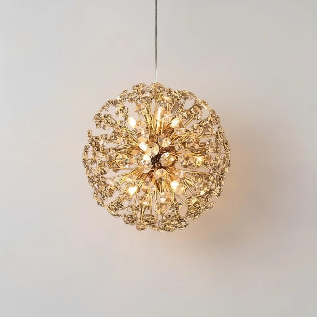 Aelivra Mordern Crystal Dandelion Pendant Light