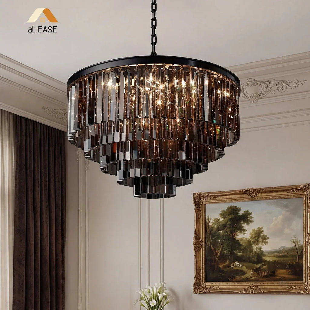 Aeryvon Vintage Luxury Crystal Chandelier
