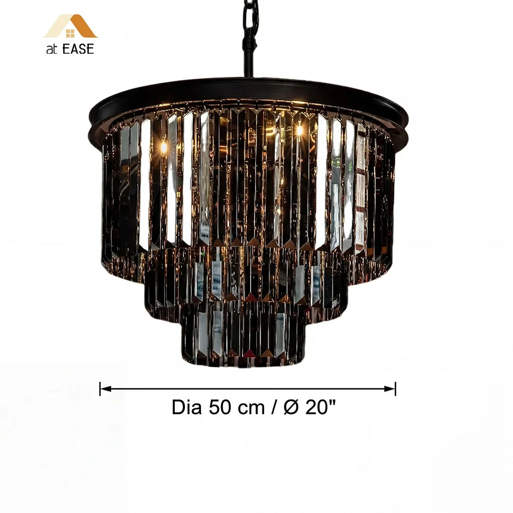 Aeryvon Vintage Luxury Crystal Chandelier