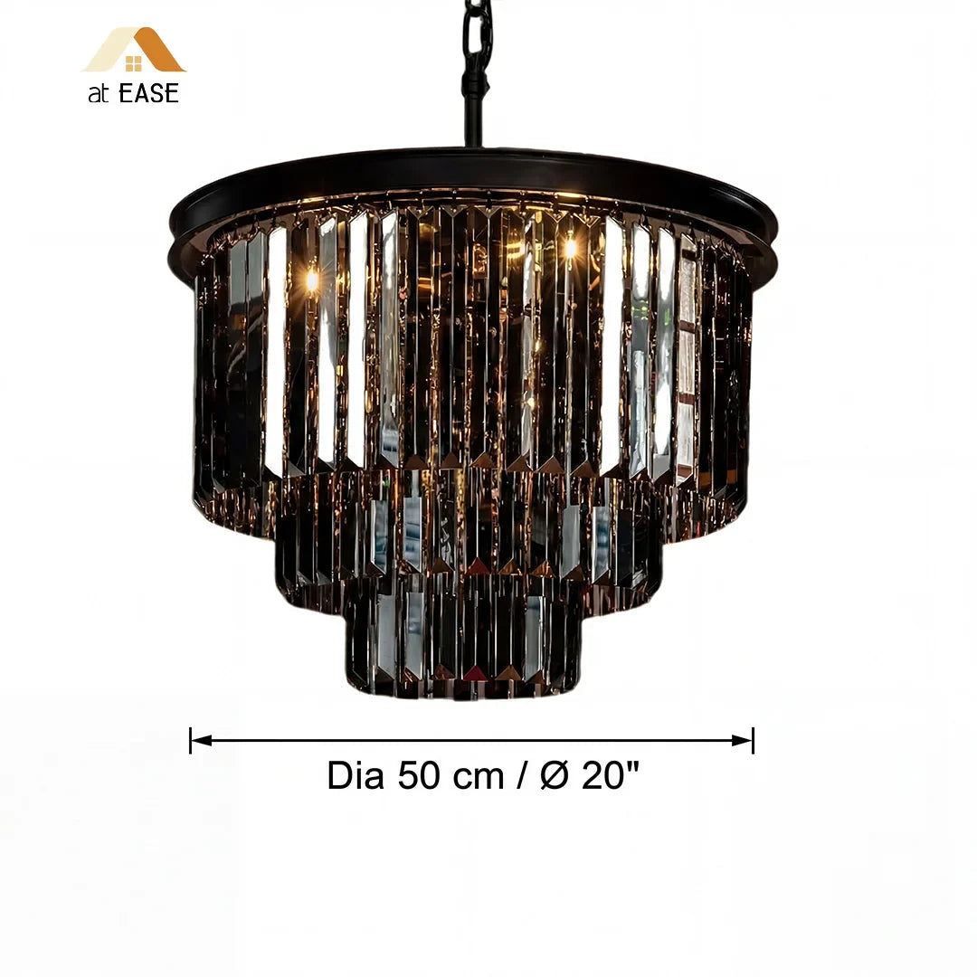 Aeryvon Vintage Luxury Crystal Chandelier