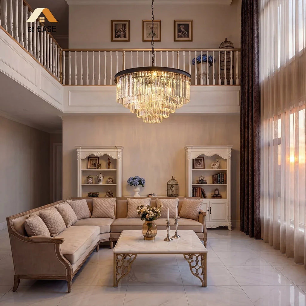 Aeryvon Vintage Luxury Crystal Chandelier