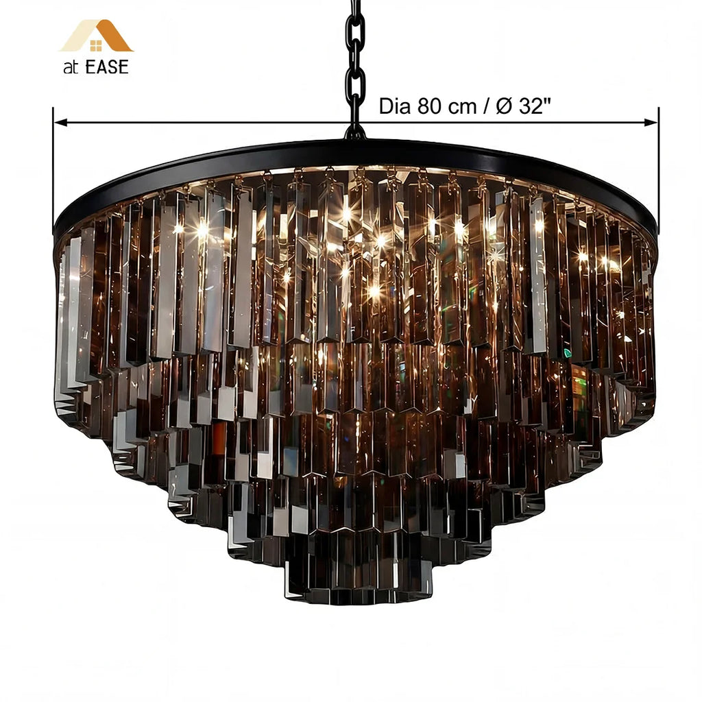 Aeryvon Vintage Luxury Crystal Chandelier