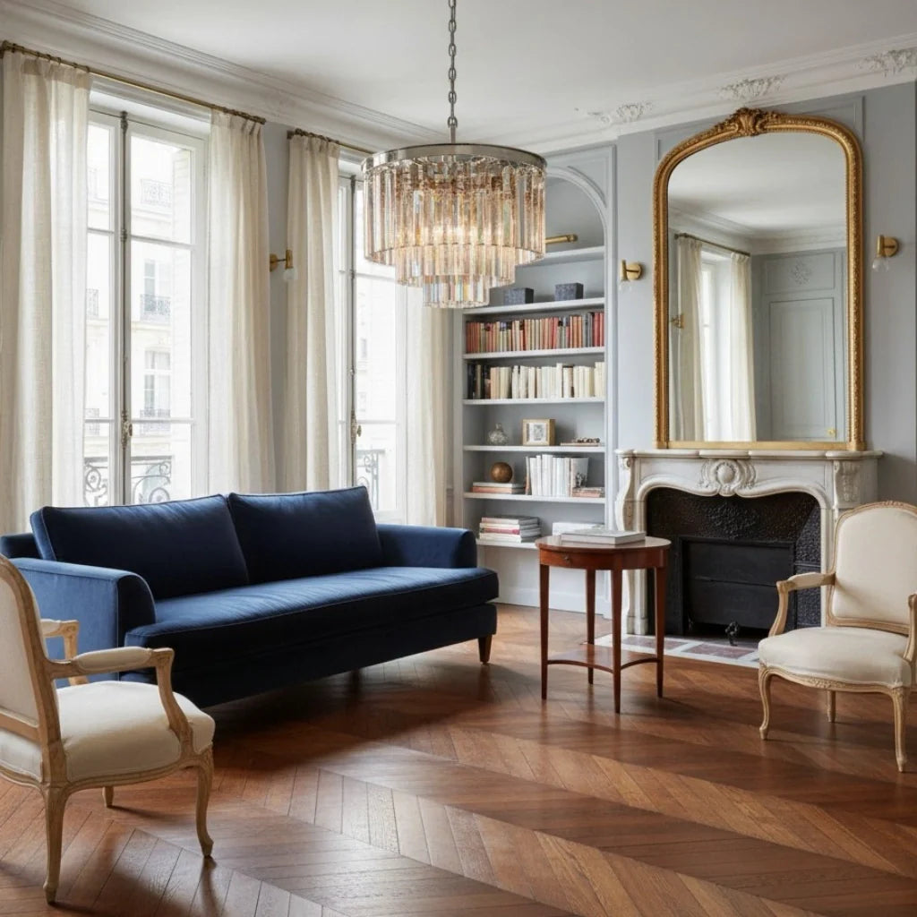 Aeryvon Vintage Luxury Crystal Chandelier