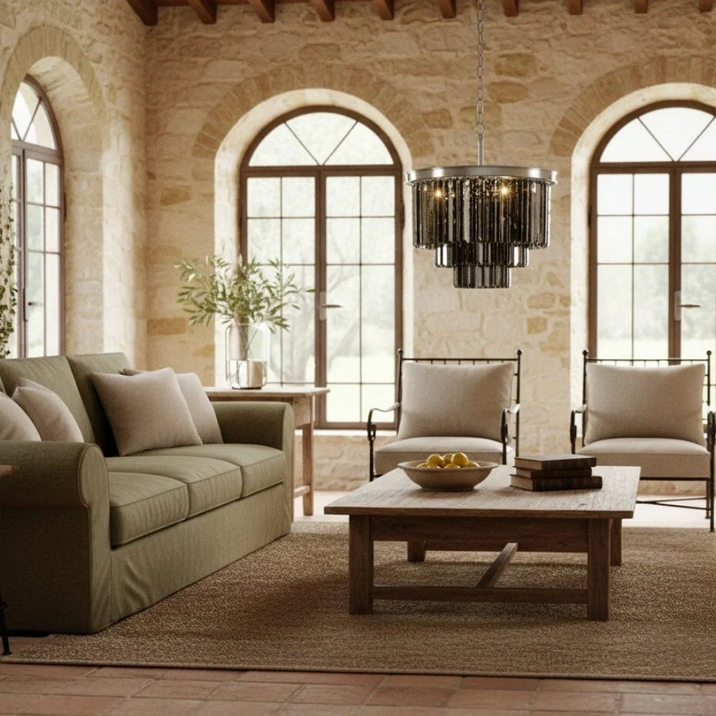 Aeryvon Vintage Luxury Crystal Chandelier