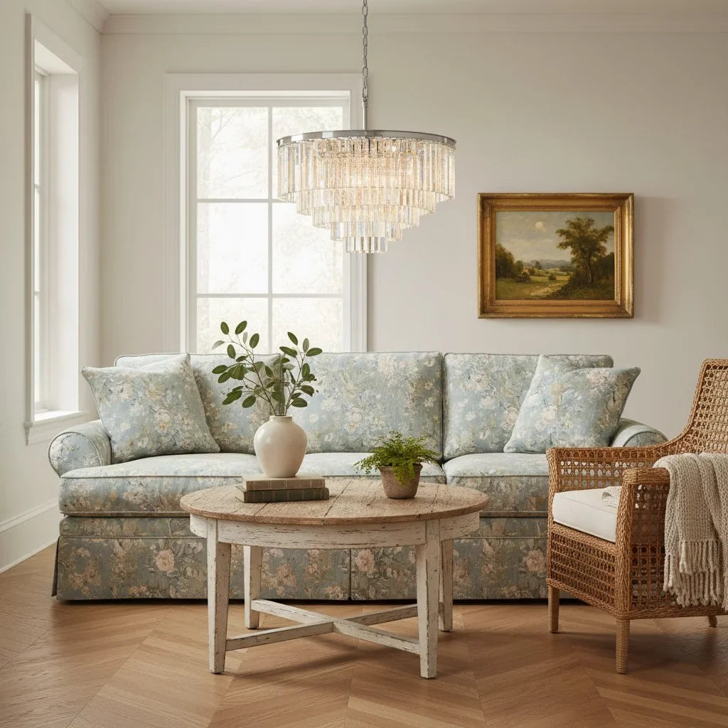 Aeryvon Vintage Luxury Crystal Chandelier