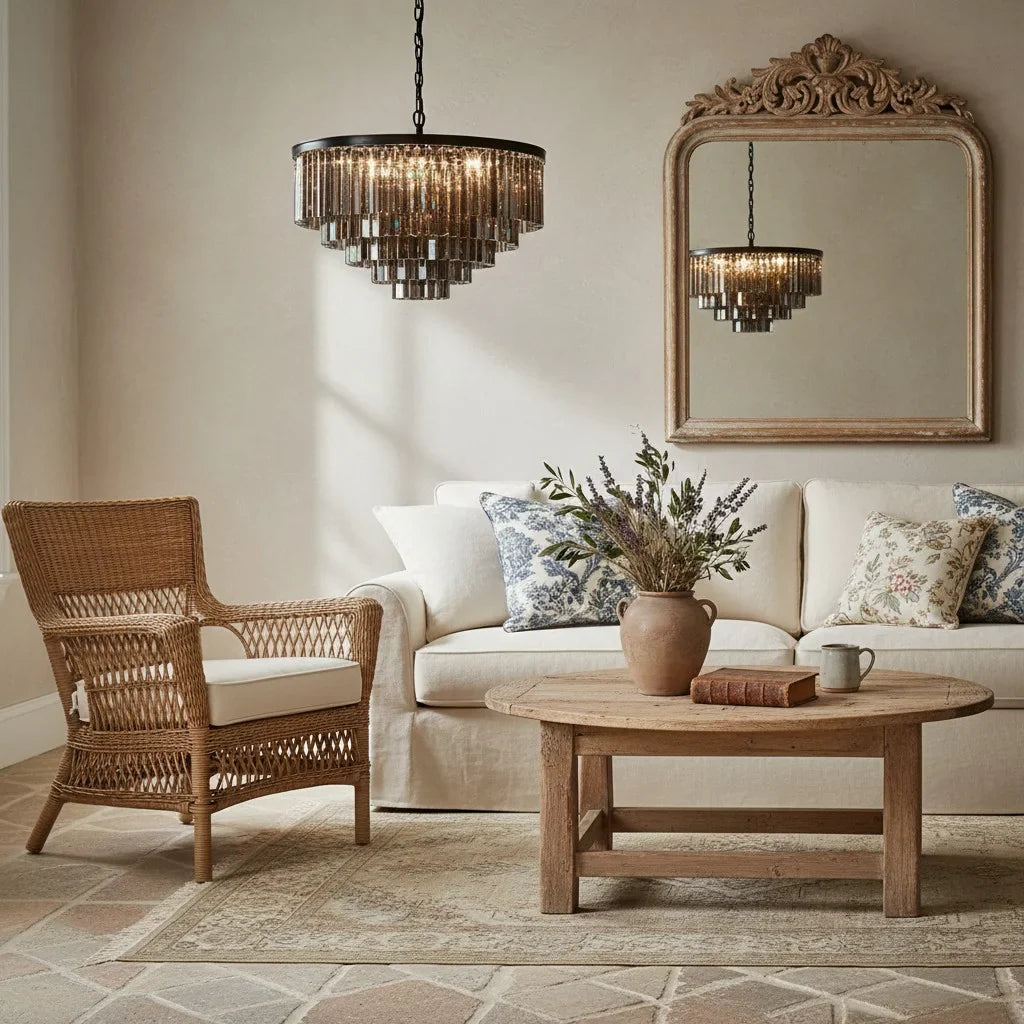 Aeryvon Vintage Luxury Crystal Chandelier