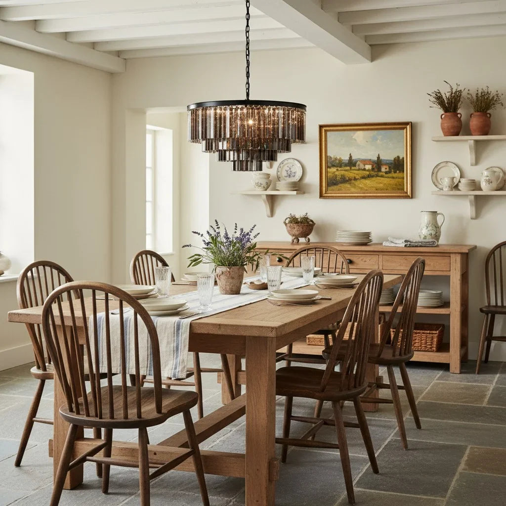 Aeryvon Vintage Luxury Crystal Chandelier