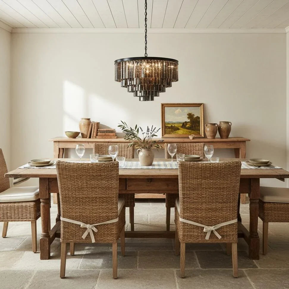 Aeryvon Vintage Luxury Crystal Chandelier