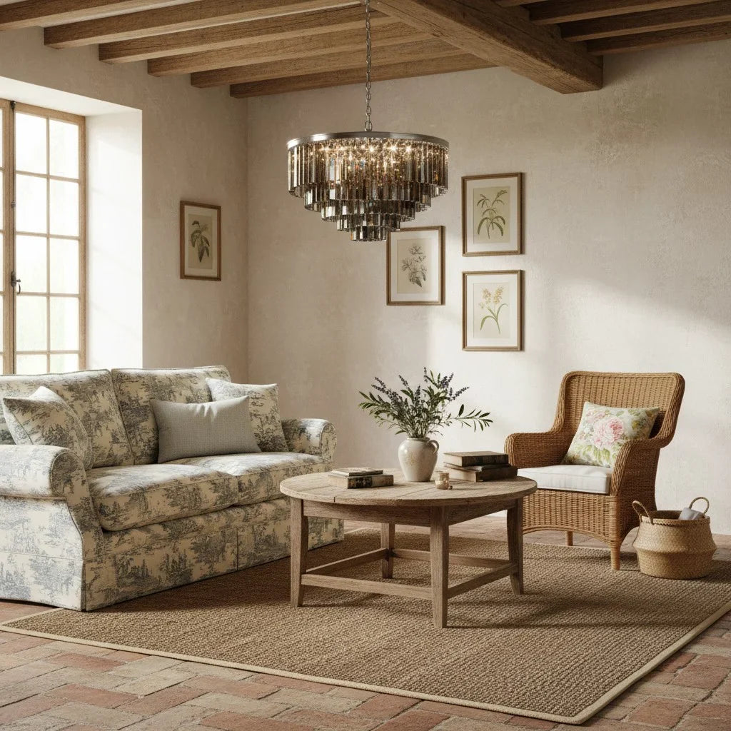 Aeryvon Vintage Luxury Crystal Chandelier