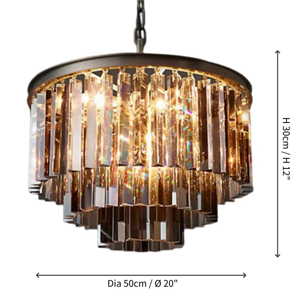 Aeryvon Vintage Luxury Crystal Chandelier
