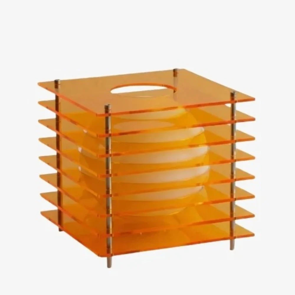 Aidos Geometric Moon Cube Table Lamp