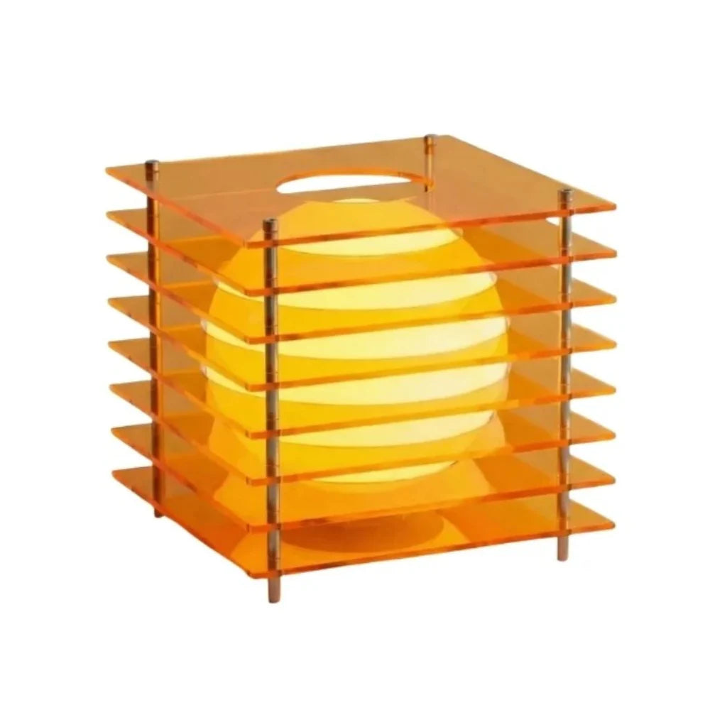 Aidos Geometric Moon Cube Table Lamp