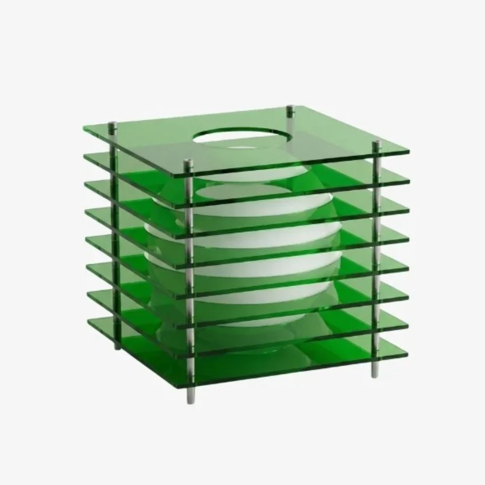 Aidos Geometric Moon Cube Table Lamp