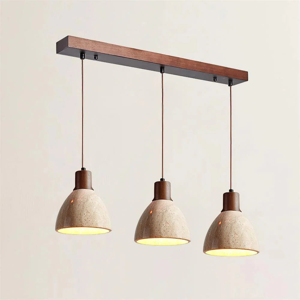 Ajaccio Modern Natural Travertine Pendant Light