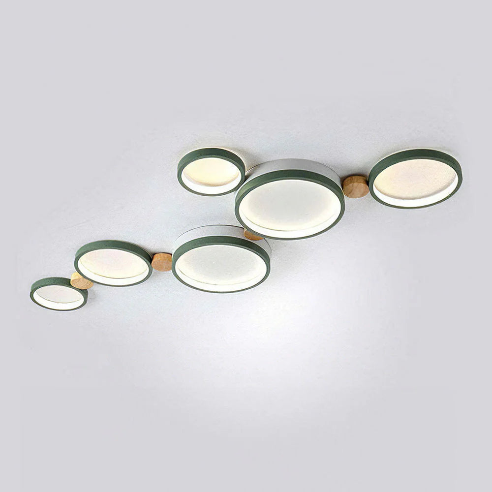 Alina Macaron Circle Array LED Ceiling Light