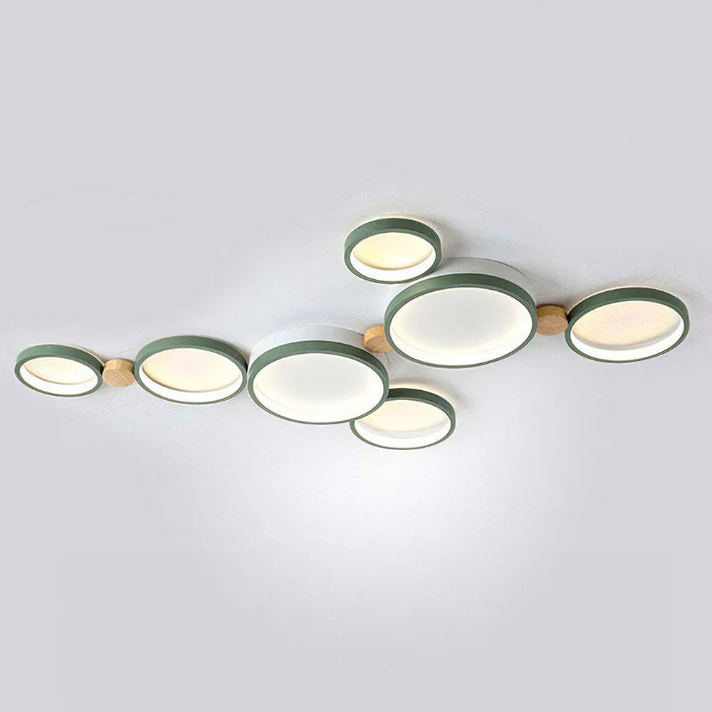 Alina Macaron Circle Array LED Ceiling Light