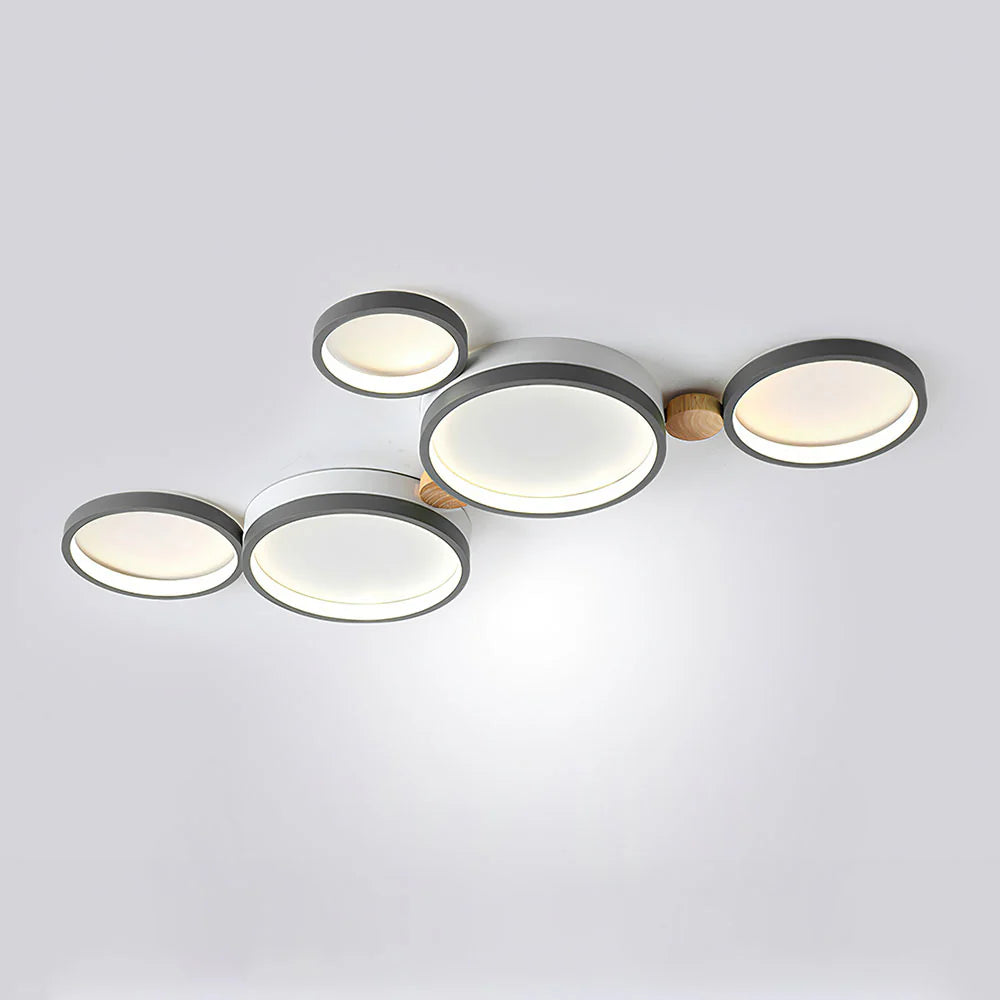 Alina Macaron Circle Array LED Ceiling Light