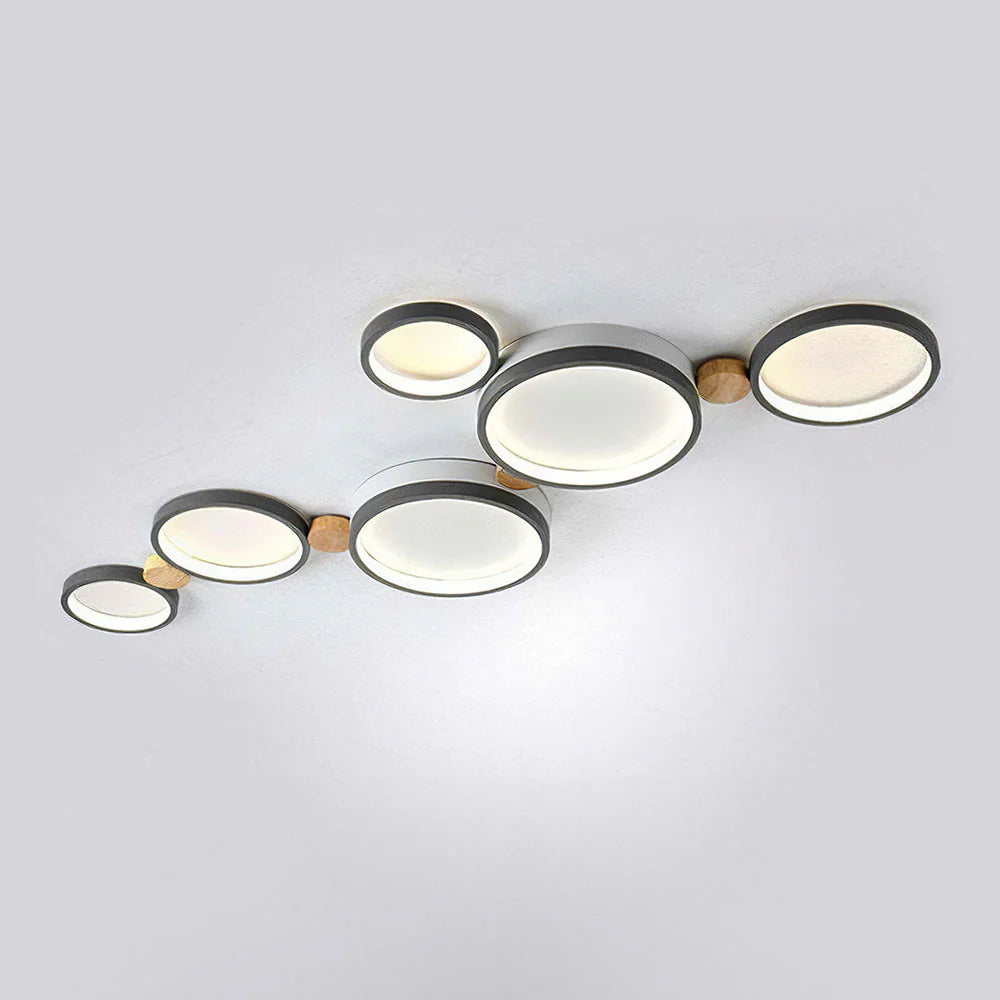 Alina Macaron Circle Array LED Ceiling Light
