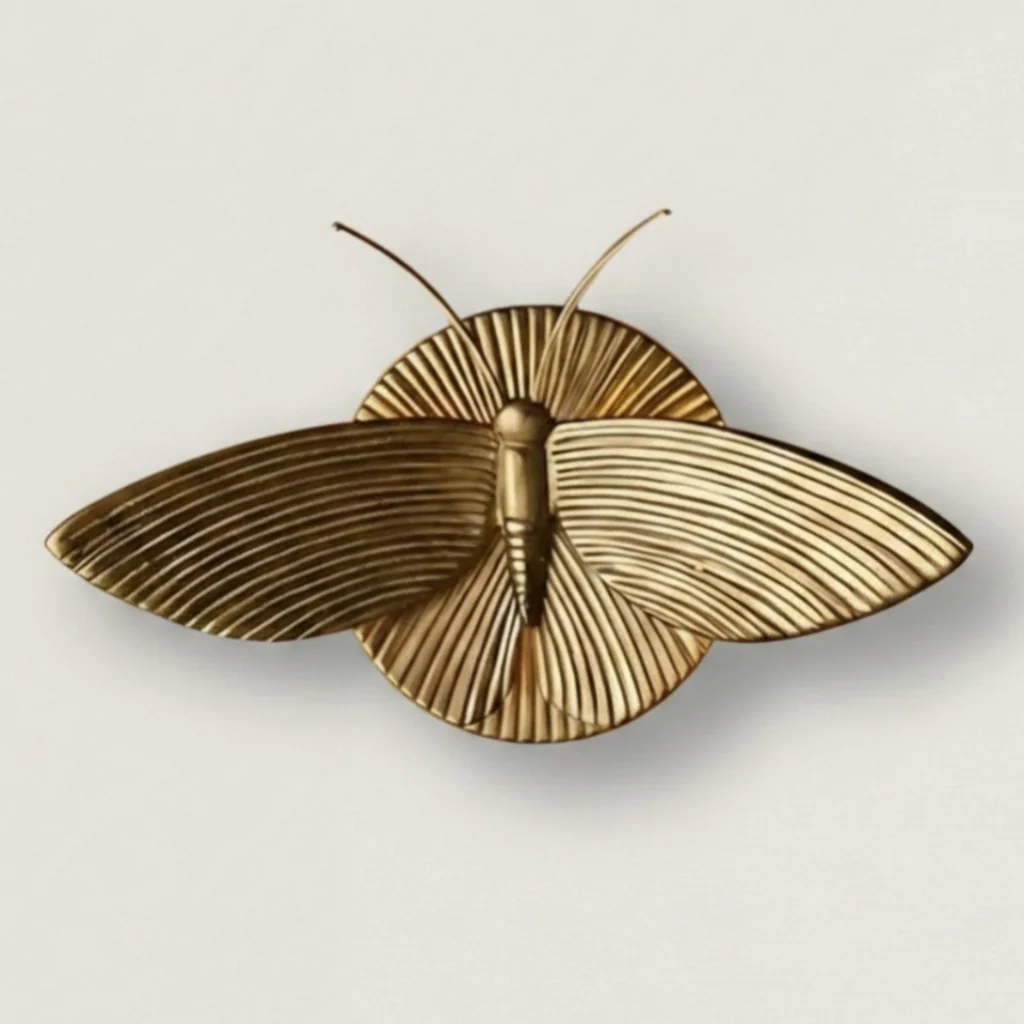 Alvaro Vintage Moth Shape Decorative Wall Lamp