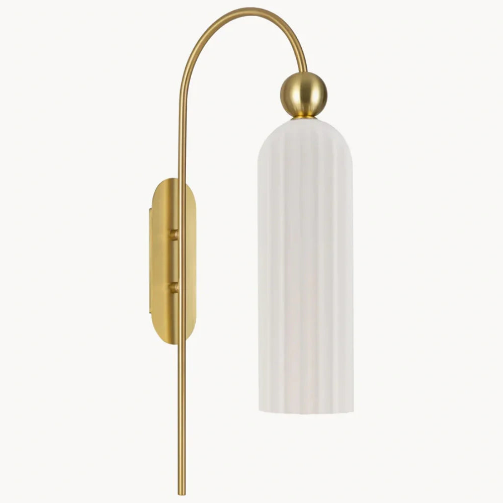 Alvyen Nordic Vertical Glass Wall Light