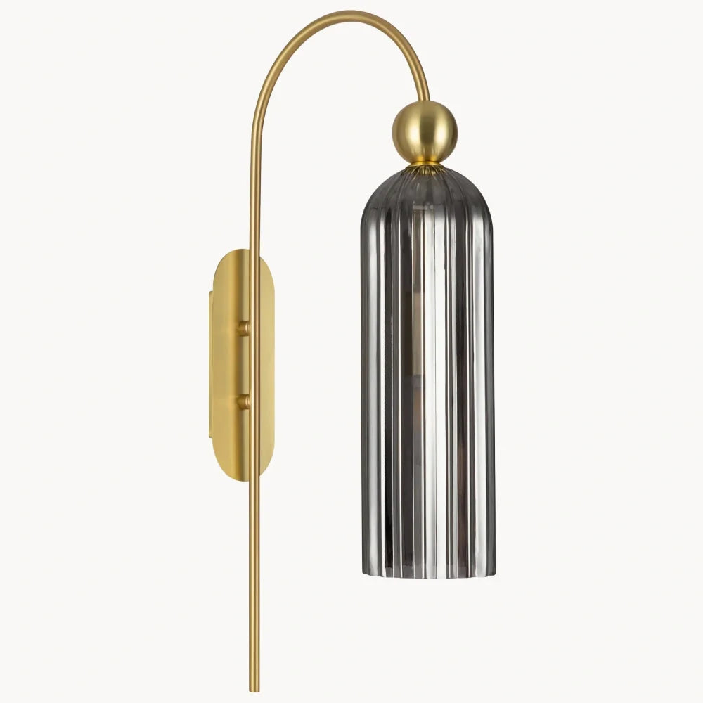 Alvyen Nordic Vertical Glass Wall Light