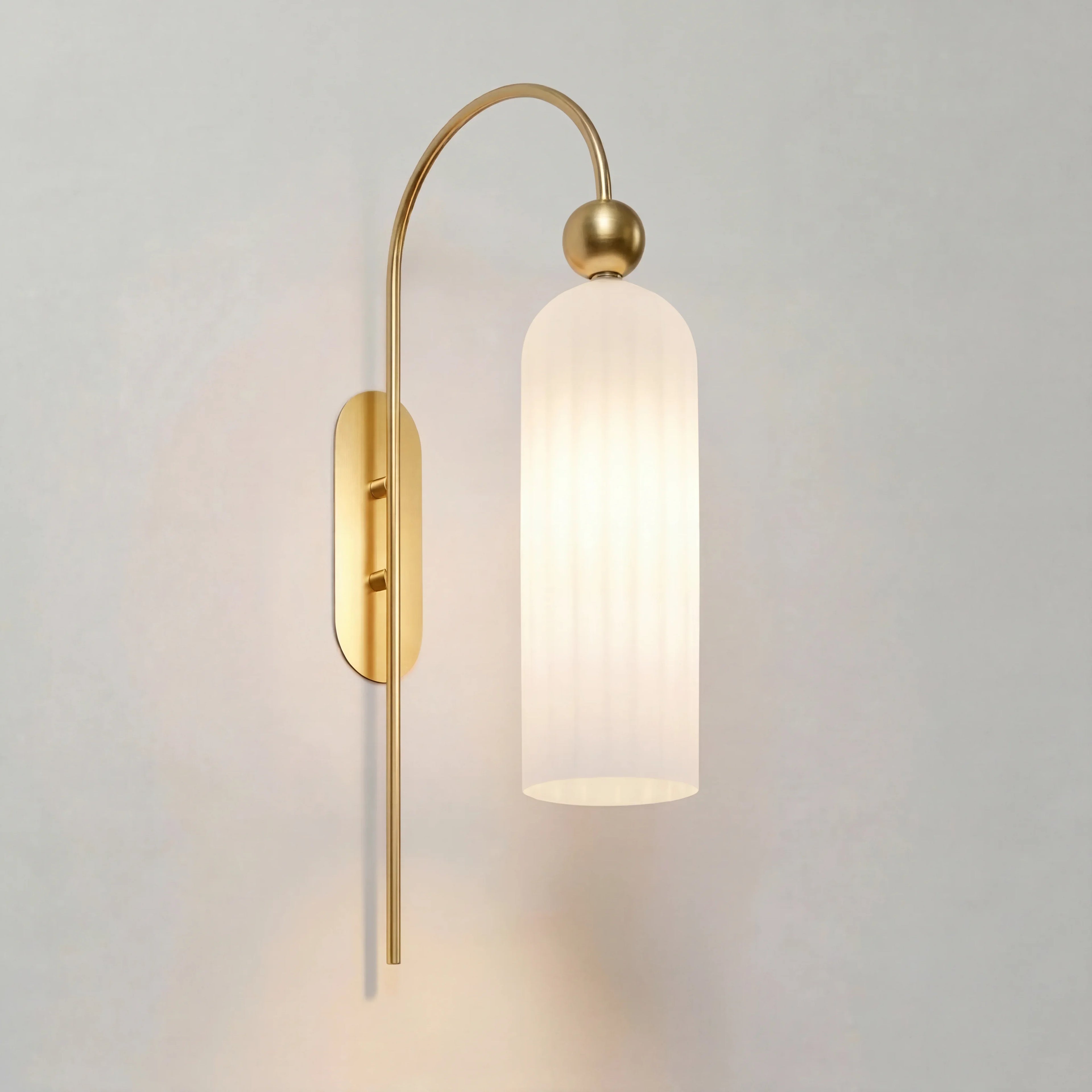 Alvyen Nordic Vertical Glass Wall Light
