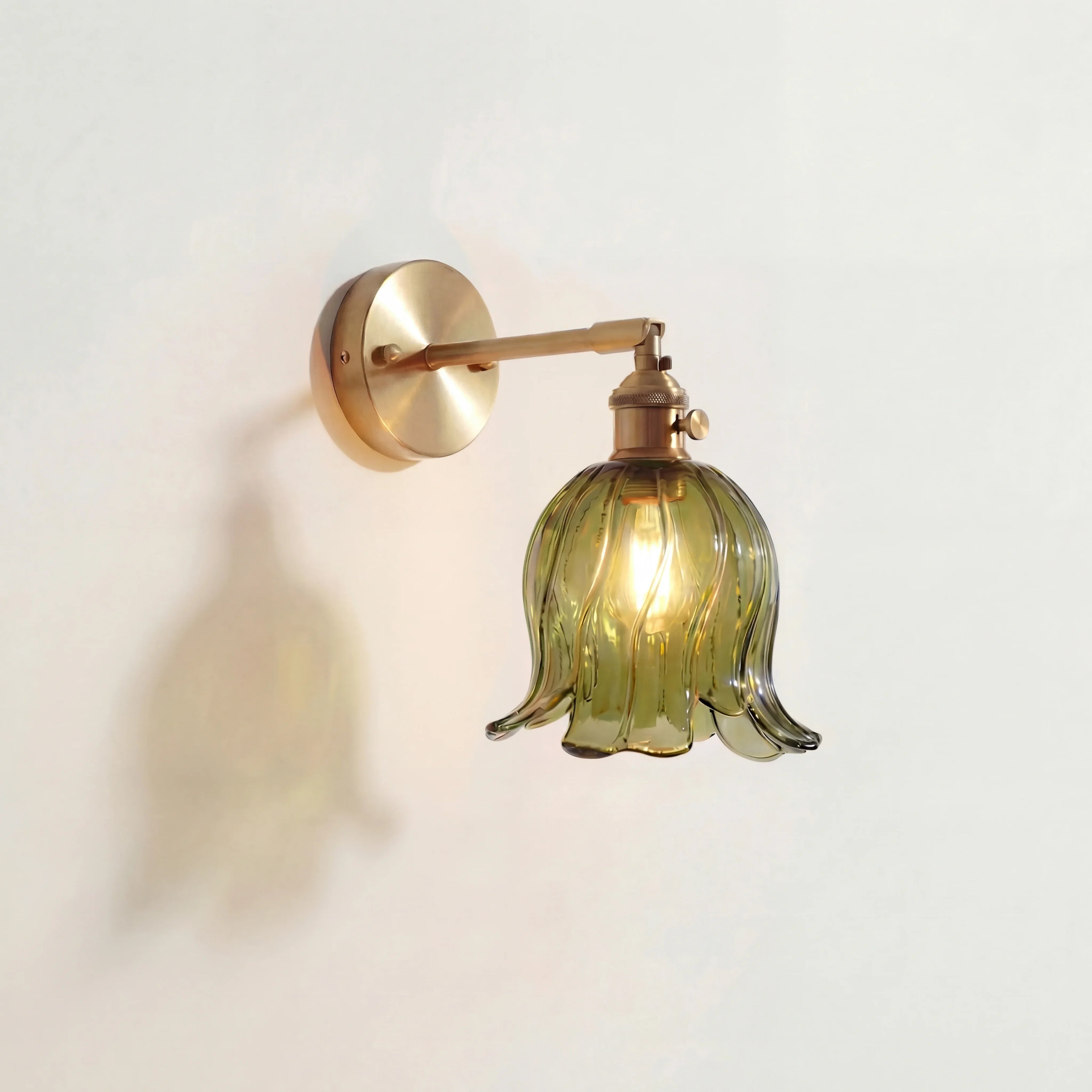 Amara Natural Floral Glass Wall Light