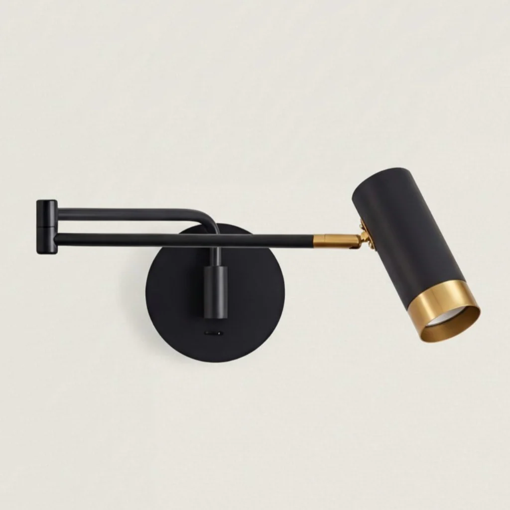 Amaryllis Industrial Swing Arm Wall Sconce