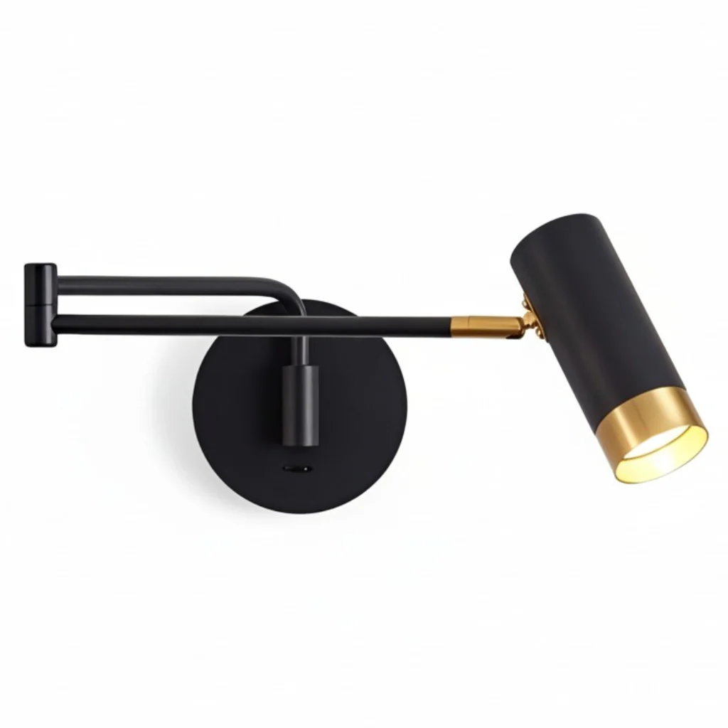 Amaryllis Industrial Swing Arm Wall Sconce