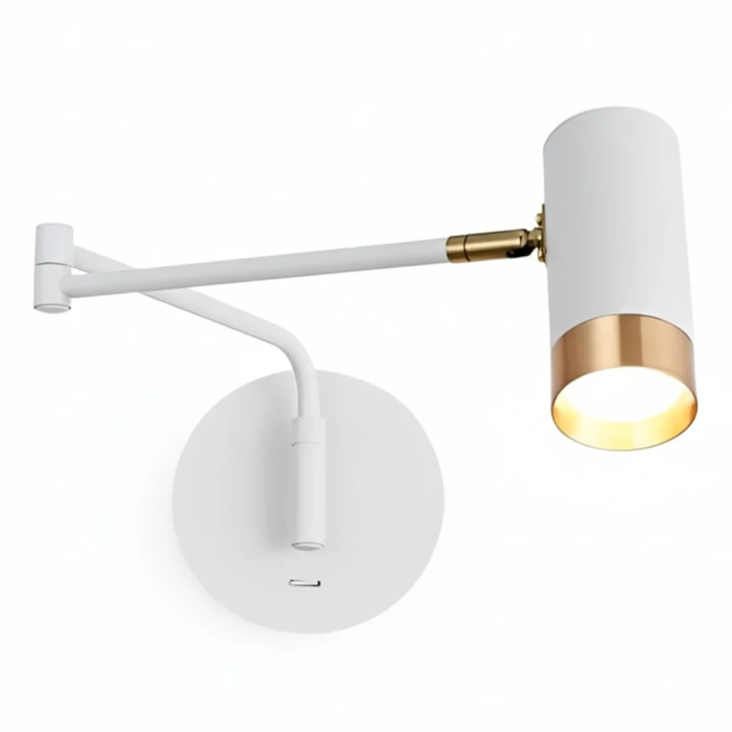 Amaryllis Industrial Swing Arm Wall Sconce