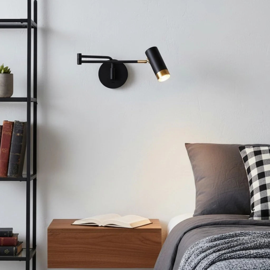 Amaryllis Industrial Swing Arm Wall Sconce