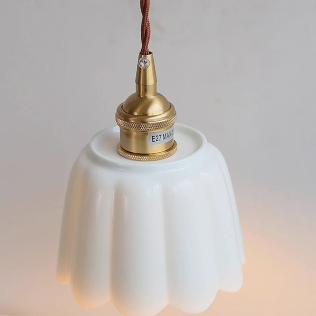 Aminah Modern Ceramic Petals Pendant Light