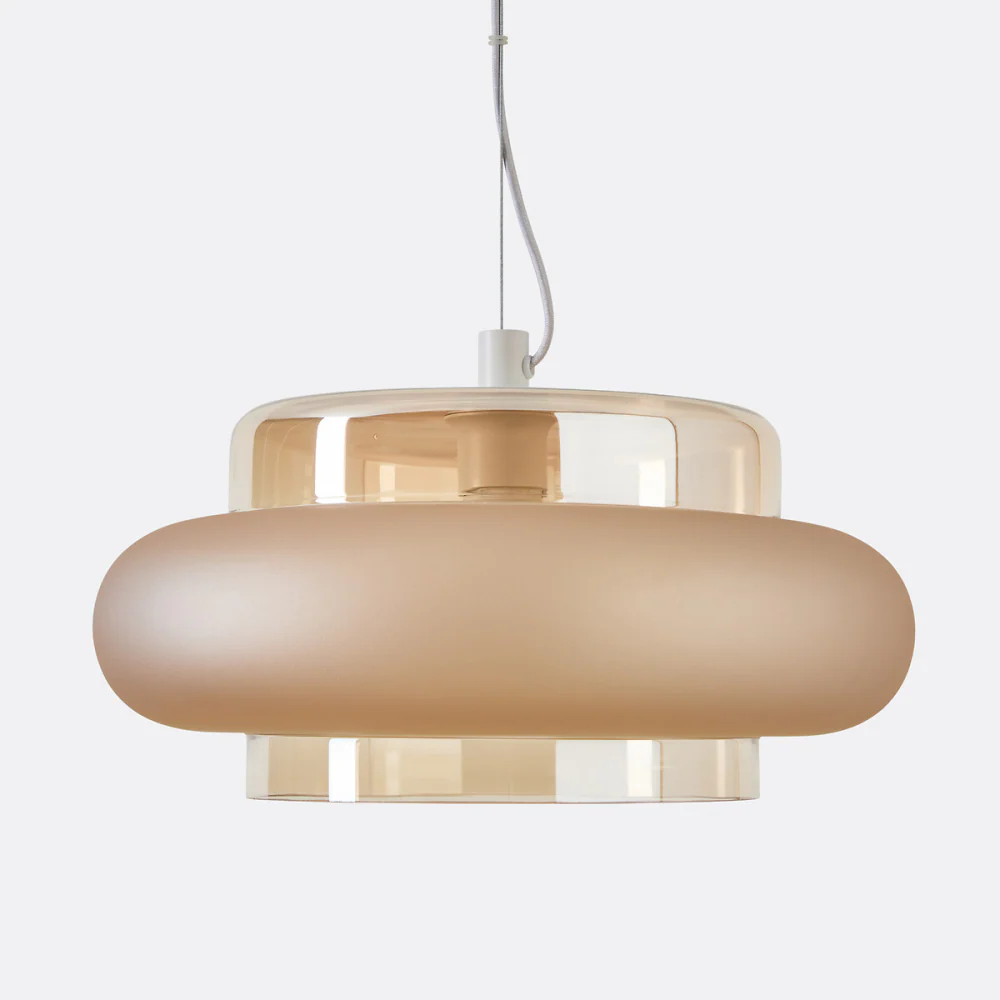 Annika Modern Layered Glass Pendant Light