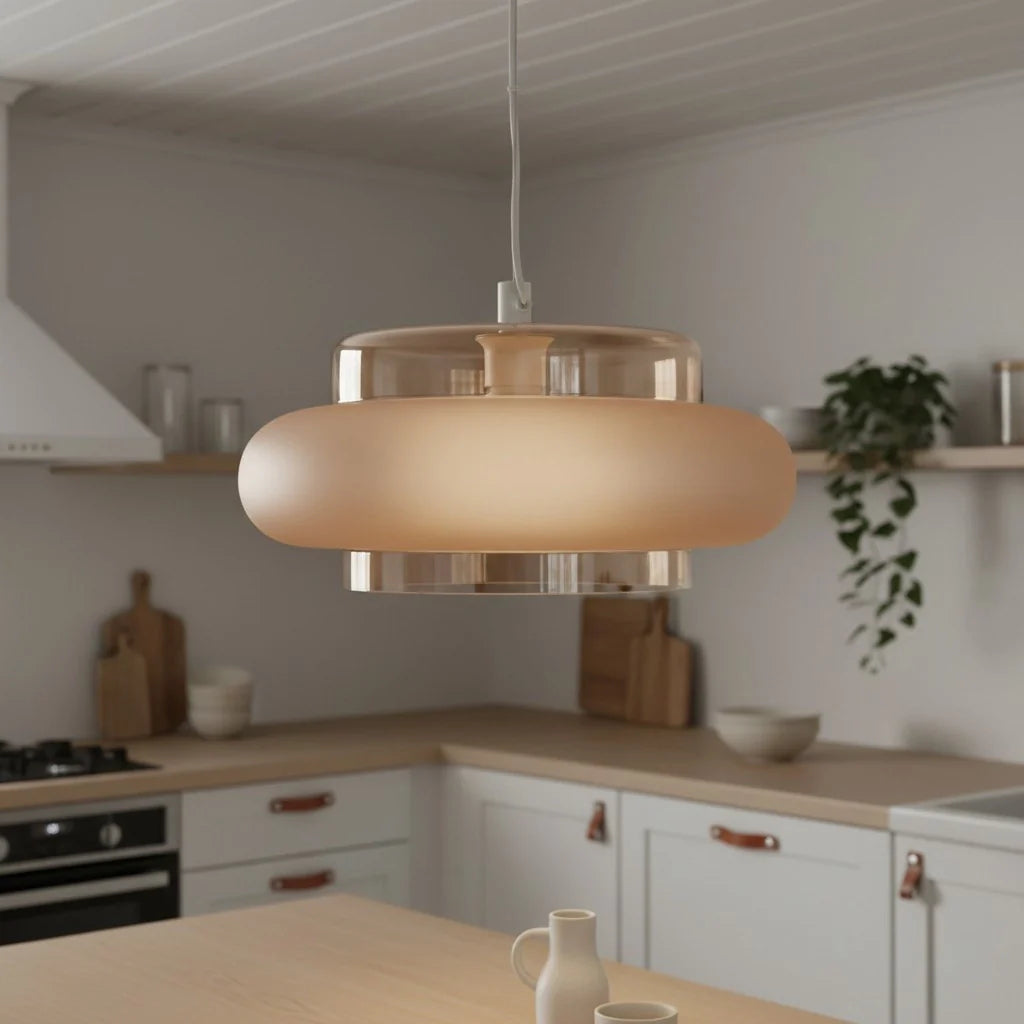 Annika Modern Layered Glass Pendant Light