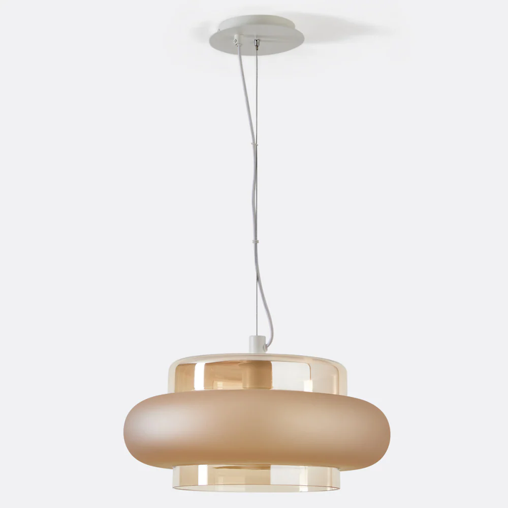Annika Modern Layered Glass Pendant Light