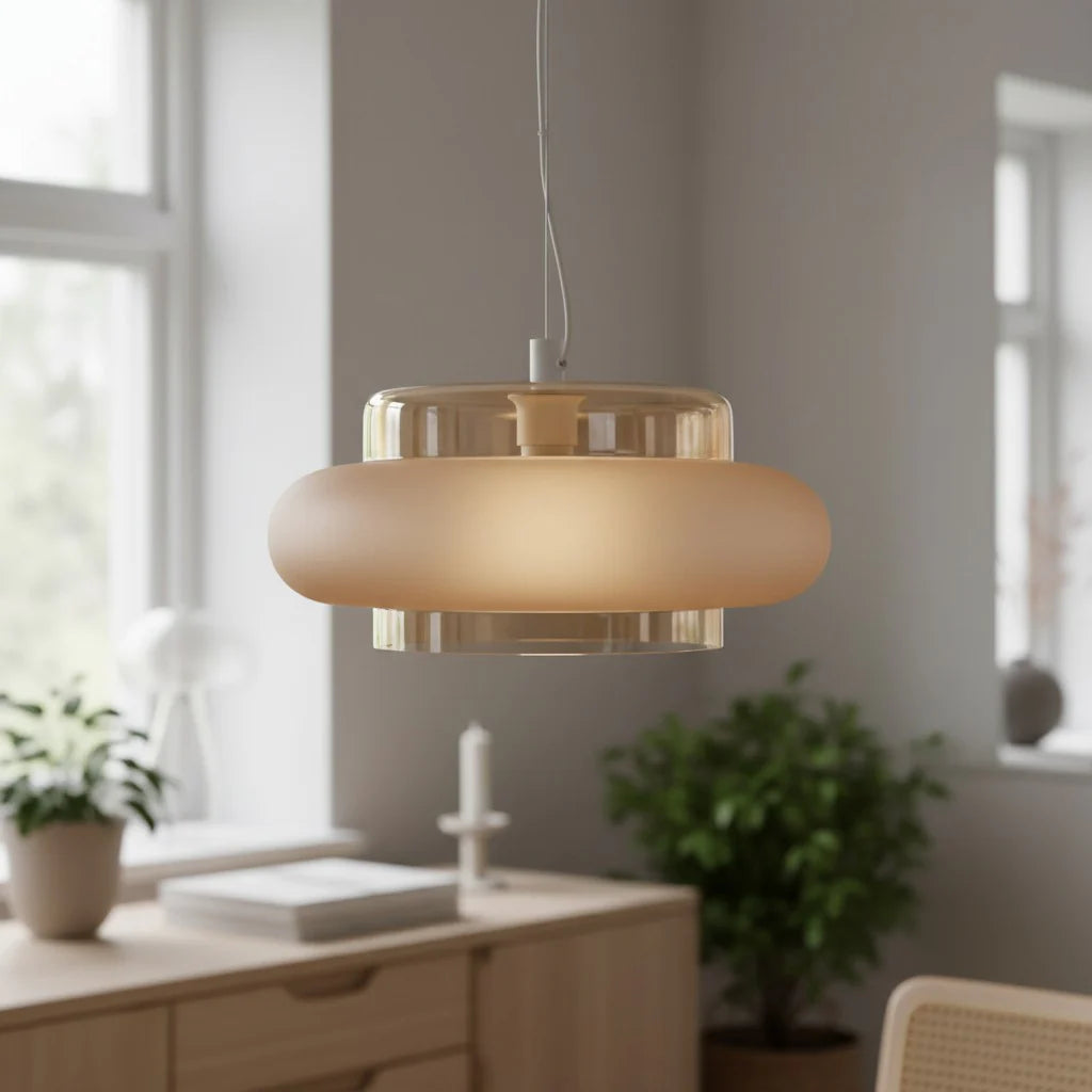 Annika Modern Layered Glass Pendant Light