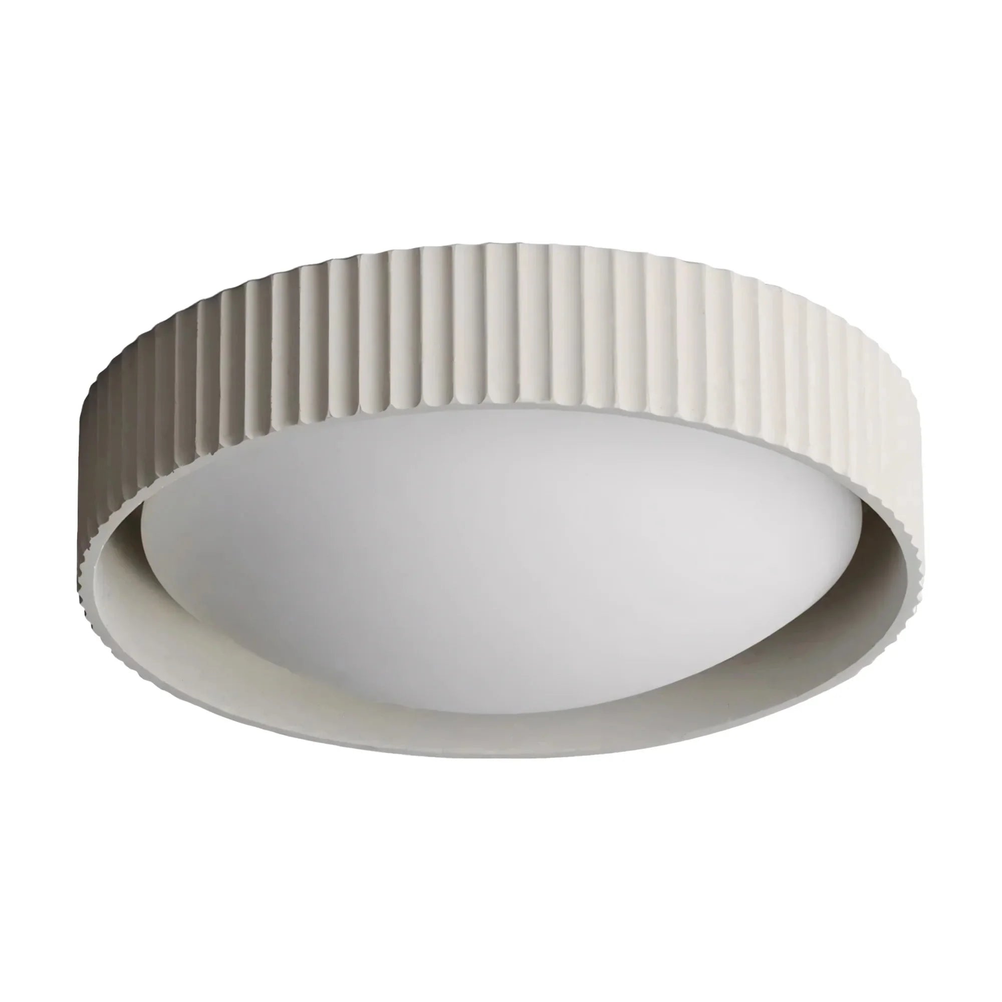 Argo Gypsum Concrete Flush Mount Ceiling Light
