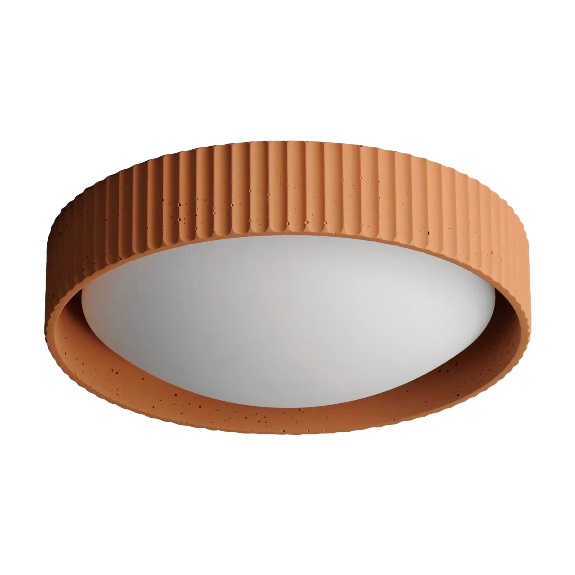 Argo Gypsum Concrete Flush Mount Ceiling Light