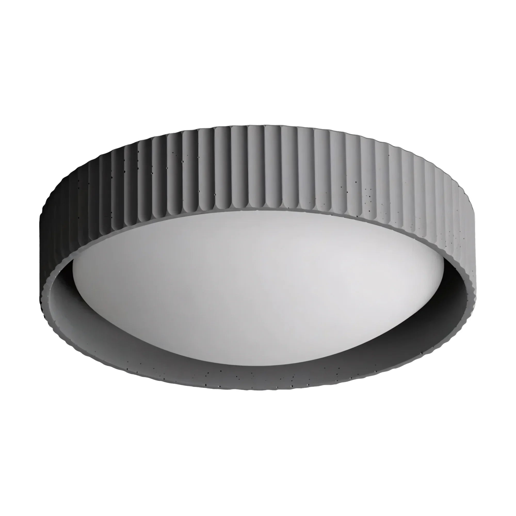 Argo Gypsum Concrete Flush Mount Ceiling Light