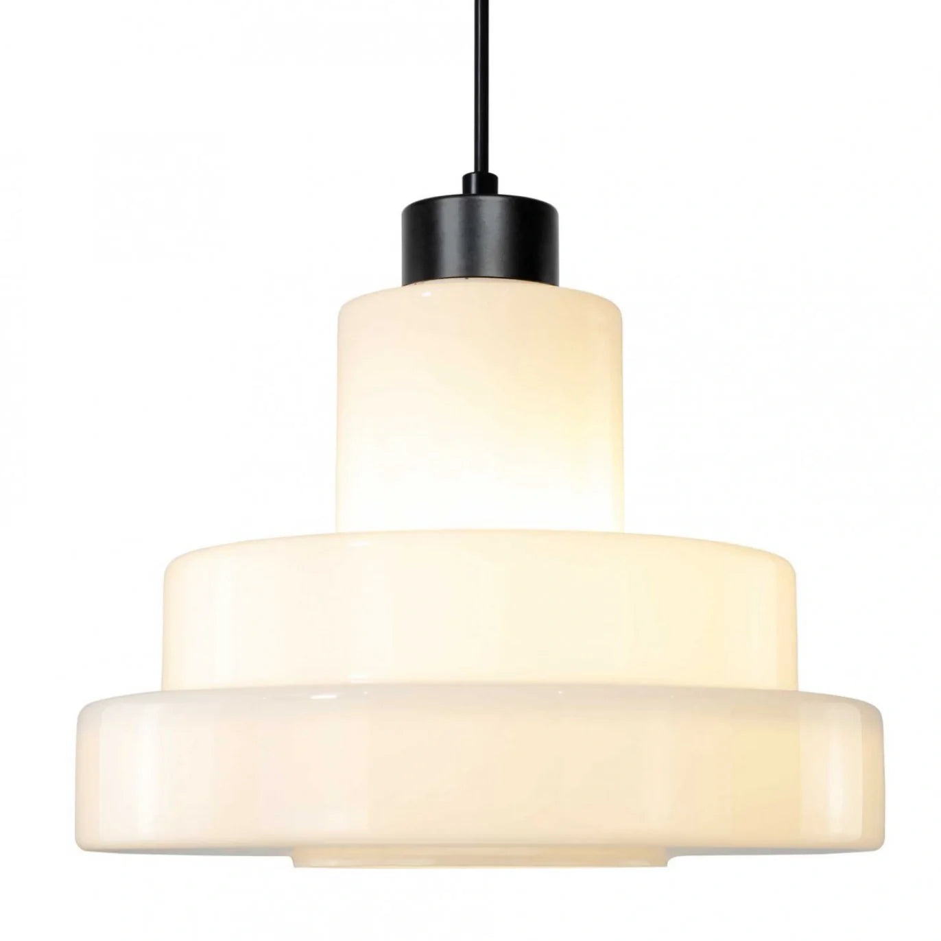 Arvin Multi Tiered Cake Glass Pendant Light