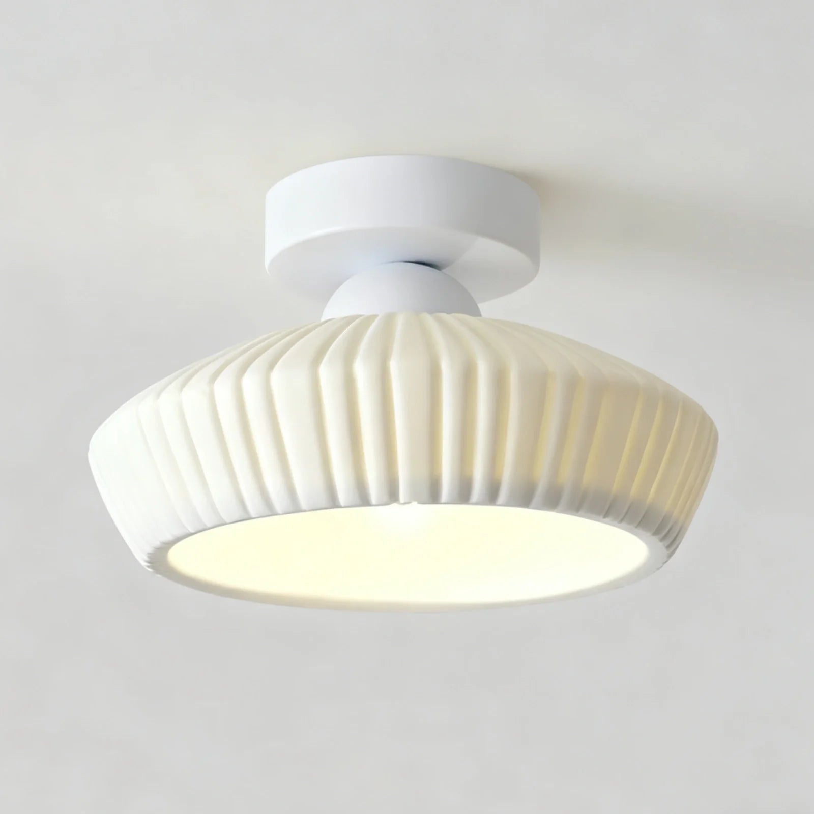Ashbur Modern Textured Ceramic Ceiling Light