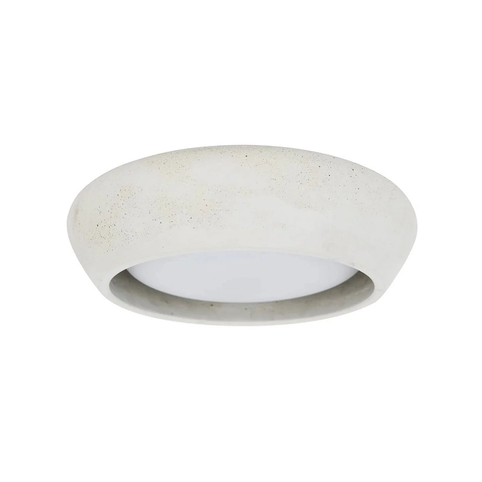 Astoria Minimalist Cement Flush Mount Ceiling Light