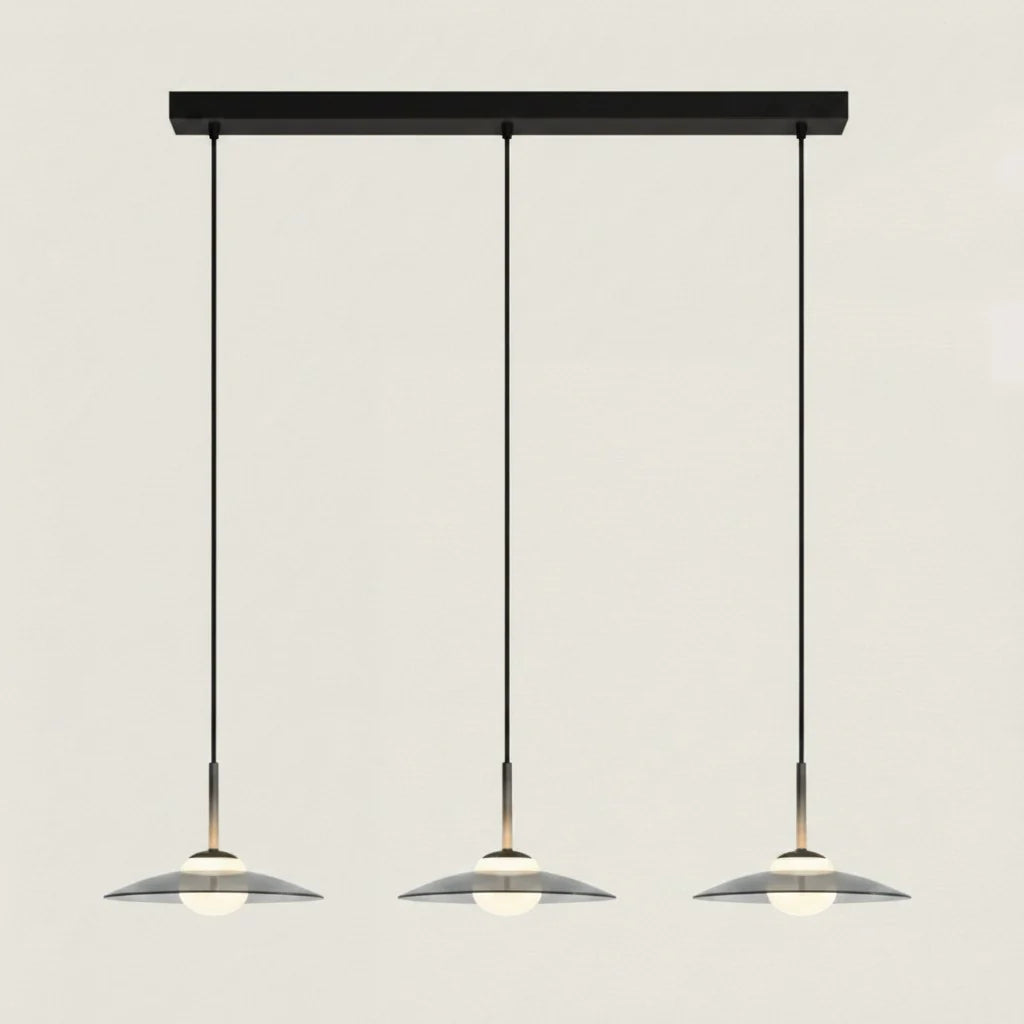 Aurelian Modern LED Glass Ring Pendant Lamp