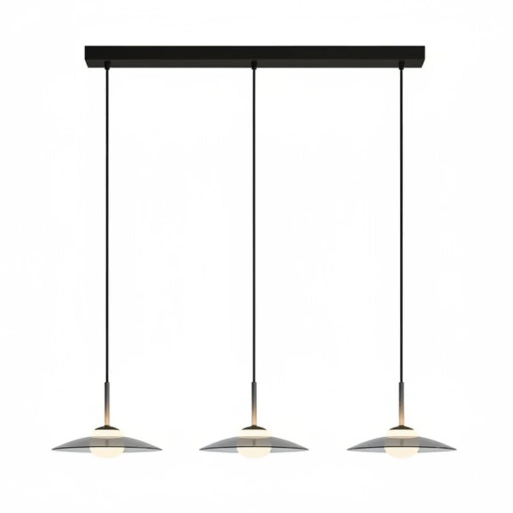 Aurelian Modern LED Glass Ring Pendant Lamp